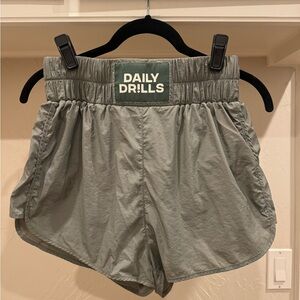 Daily Drills Gray Athletic Shorts
